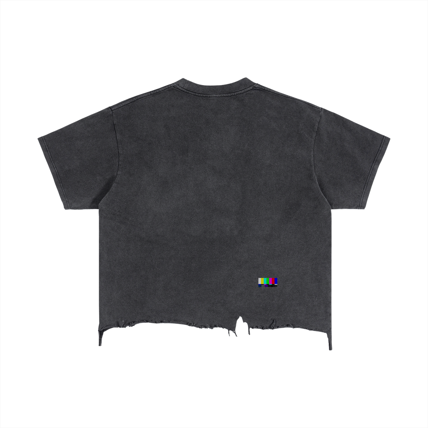 WASHED OUT TEE Frayed at the edges, just like the decade.