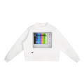 Essential Fleece Mock-Neck Crew Sweatshirt