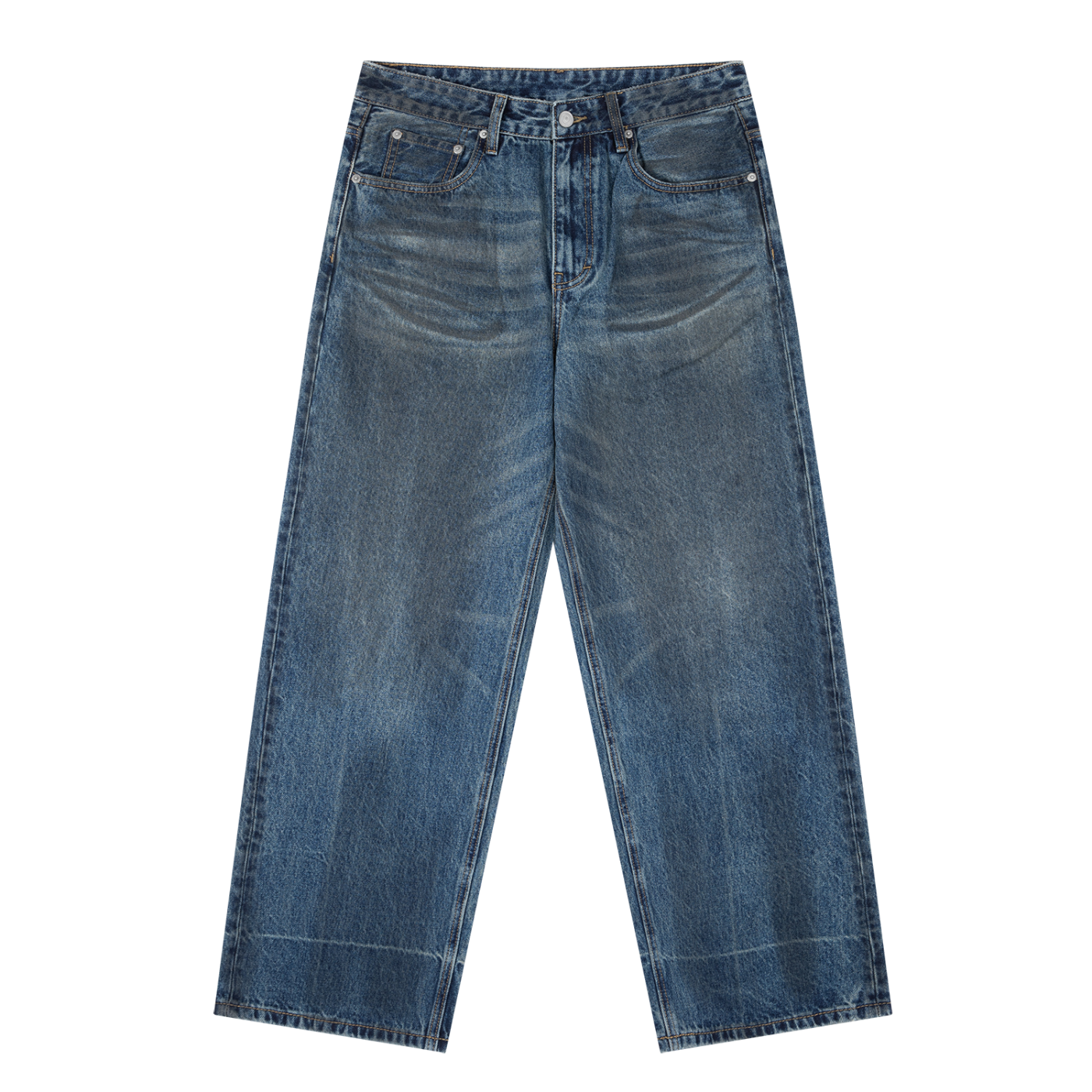 VHS Wash Baggy Denim Jeans