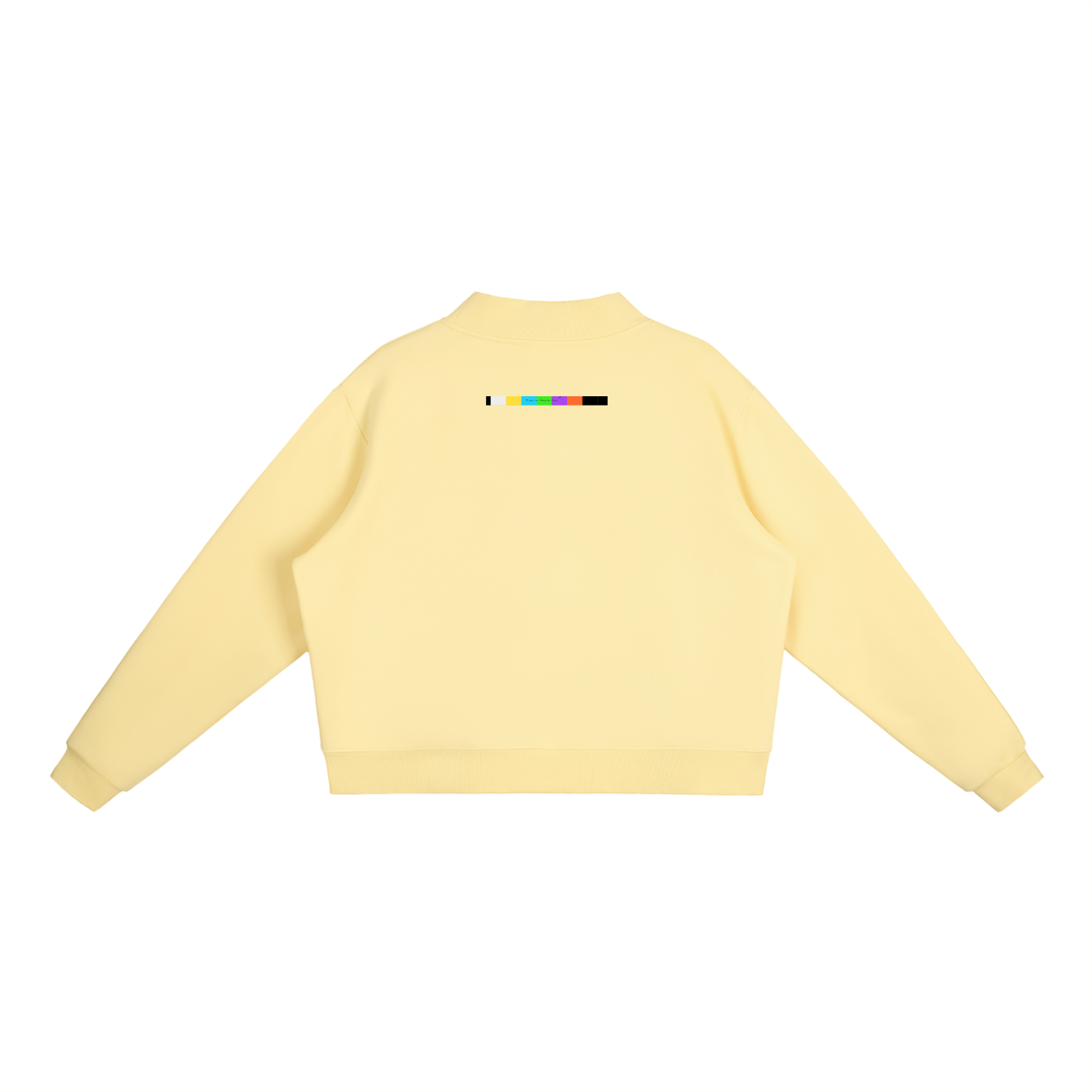 Essential Fleece Mock-Neck Crew Sweatshirt