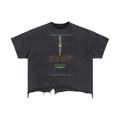 WASHED OUT TEE Frayed at the edges, just like the decade.